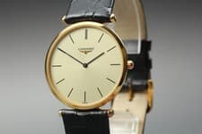 [Near MINT] Longines Grande Classique L4.709.2 33mm Gold Dial Quartz Men's Watch