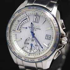 Seiko Brightz 8B54-0AW0 Radio-Controlled Solar Men's Watch Steel Bracelet