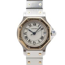 Cartier Santos de Cartier W2001683 White Dial Quartz Ladies Watch