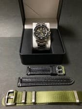 Tutima Field Chronograph Quartz Black Dial Men's Watch from JP with box