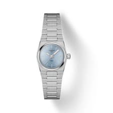 Tissot PRX 25mm Ice Blue Dial Stainless Steel Women's Watch T137.010.11.351.00