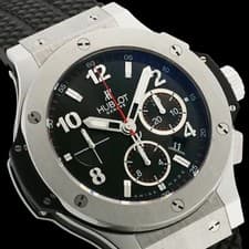 Hublot Big Bang 301.SX.130.RX 44mm Stainless Steel Black Dial Rubber #SU074