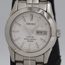 Seiko 7N83-0AA0 Quartz Date Ladies Watch 4 extra links NSK ABC20560 TAM