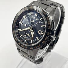 Citizen Attesa Solar Radio Watch 42mm Mens Ref AT904558E Rare wrist 16cm