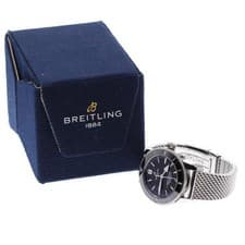 BREITLING SUPER OCEAN HERITAGE II B20 AB2030 44mm SS Black Dial Automatic #C189