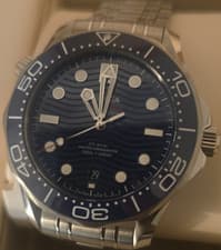 OMEGA Seamaster Diver 300M Blue Dial Stainless Steel Automatic 42mm Luxury Watch