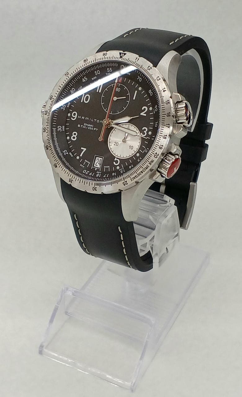Khaki ETO Chronograph Model H77612333 HAMILTON