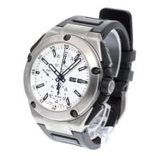 IWC INGENIEUR IW386501 44mm Titanium Rubber Automatic Chronograph Day-Date #C207