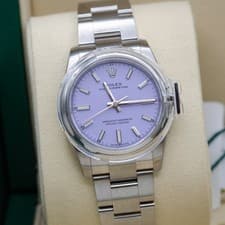 2026 Brand New Rolex Oyster Perpetual 34mm Lavender 124200