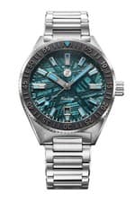 ZELOS - Blacktip 41mm Teal Meteorite Dial