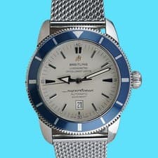 Breitling Superocean 46mm Heritage A17320 Cream Dial, Steel Bracelet,Extra Strap