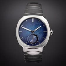 H. Moser & Cie 6500-1200 Streamliner Small Seconds Blue Fumé Enamel | Full Set