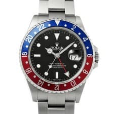 ROLEX Gmt-Master Ii Stick Dial 16710 Black Men's Used Watch #321231