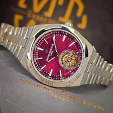 NEW 2026 VACHERON CONSTANTIN OVERSEAS TOURBILLON 6000V 42.5MM TITANIUM RED B&P