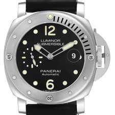 Panerai Luminor Submersible 44 Steel Mens Watch PAM01024 Box Papers