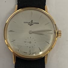 Ulysse Nardin Vintage Men’s 34mm Watch Ref 13823 Small Seconds Subdial Swiss