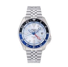 SEIKO 5 SKX GMT Ice Blue Limited Edition 1000pcs 100m Automatic SSK029K1