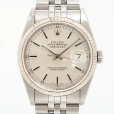 Rolex DATEJUST 36 16234 SS×WG SS AT Silver-Face
