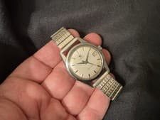 Vtg Omega Seamaster Automatic 24j Date Mens Wrist Watch 34mm Swiss Cal 562