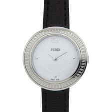 Fendi My Way 3500S Quartz Wristwatch White/Black Dial Pre-Owned