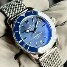 2024 BREITLING SuperOcean Heritage II 42MM Blue Dial AB2010161C1A1 Box & Papers