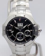 Seiko Coutura Kinetic Perpetual Black 7D48 Sapphire NOS | Box Papers New Cap