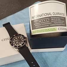 Citizen Promaster Titanium Divers 200m Date Box Automatic Mens Watch Auth Works