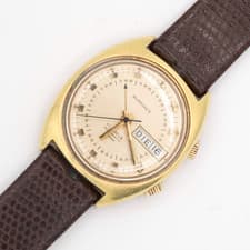 Vintage 1970s Burdines / AS 5008 17-Jewel GP / S/S Automatic Alarm Wristwatch