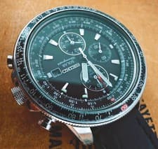 Seiko Prospex Chronograph Pilot Watch Solar Black Dial Mens Authentic Genuine