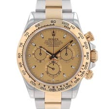Rolex Daytona Chronograph 116503 Two-Tone Champagne Dial Oyster Band Watch 2017