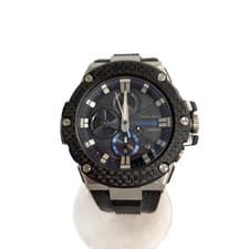 CASIO Solar watch G-SHOCK Analog Rubber BLK BLK SS