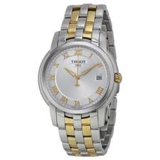 Tissot Ballade III Two-Tone Silver Dial Men's Watch T0314102203300