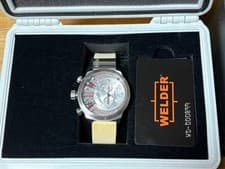 WELDER K38-700 Chronograph 50mm Quartz Watch Miyota Box Papers