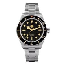 San Martin 40mm Automatic NH35 Sapphire Black Dial