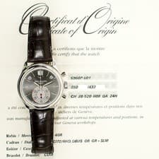2006 Patek Philippe Complications 5960P-001, 40.5mm, Platinum, Grey Dial, Box...
