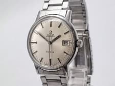 Vintage [Exc+5] OMEGA GENEVE Cal.565 166.070 Date AT Men's Watch From JAPAN Y735