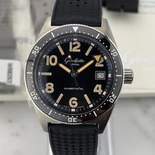 Glashutte Original SeaQ Black Dial Dive Watch 1-39-11-06-80-33 Full Set +