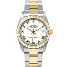 Rolex Datejust 31, 68273, Steel & Gold, White Roman Dial, Oyster Bracelet, Bo...