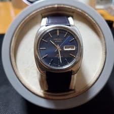 Seiko DX 6106-8530 Automatic Watch 25 Jewels Blue Dial Vintage 1970s