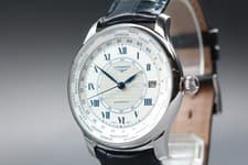 [N MINT] LONGINES Weems Collection L2.624.4 39mm White Dial Date AT Men's Watch