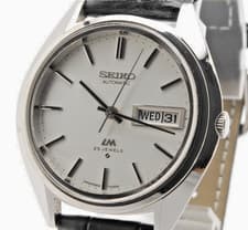 Vintage 1973 JAPAN SEIKO LORD MATIC WEEKDATER 5606-7191 25Jewels Automatic Japan