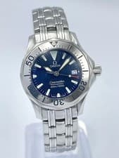 Omega Seamaster Professional 300m 2283.80 Electric Blue Dial 29mm Ladies Quartz