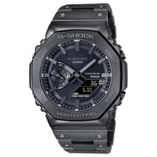 Casio G-Shock 2100 Series Black Stainless Steel Watch GMB2100BD-1A