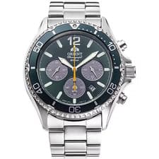 Orient Mako RN-TX0204E Solar Chronograph Diver Style Men's Watch