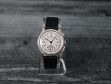 Vintage Breitling Chronograph Telemetre Dial Stainless Steel 33mm