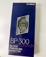 NOS Rare Vintage Casio BP-300 Digital Watch Japan Made Blood Pressure Monitor