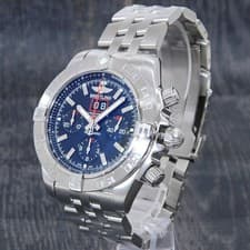 BREITLING Chronomat Blackbird A44360 S. Steel Automatic Men's Watch #1302B