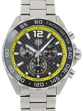 TAG Heuer Formula 1 Chronograph 43mm CAZ101AC.BA8024 43mm Black Box Card #T309