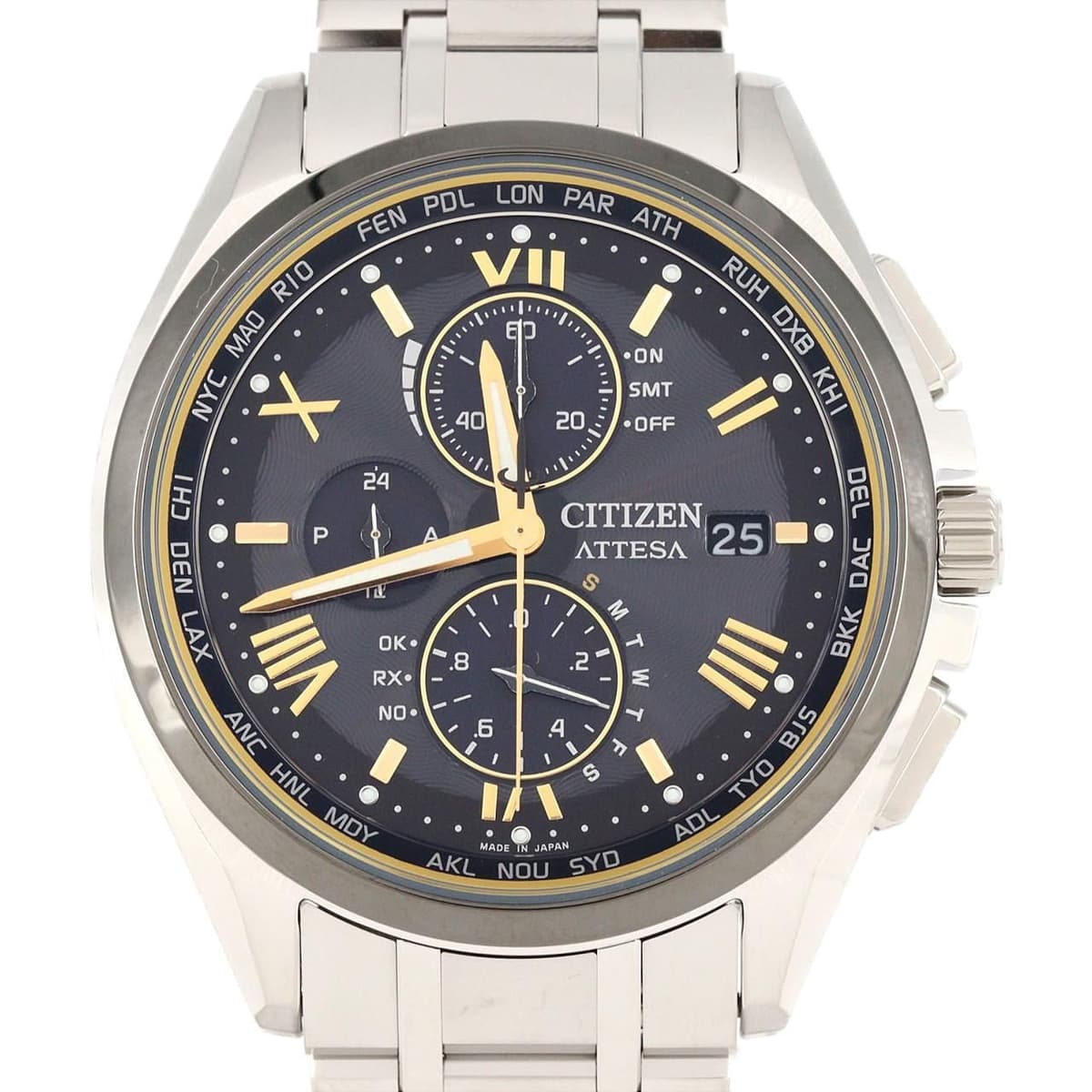 Citizen Attesa H800-A1CDW07/AT8244-57E Ti Solar Quartz Watch