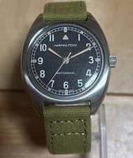 Hamilton Khaki Aviation Pilot Pioneer Manual Watch H76419931 36mm Luminous